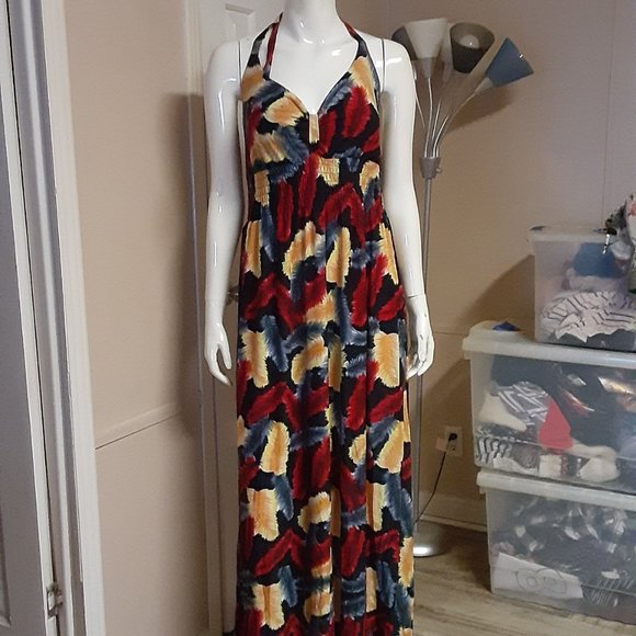 Roman Fashion Dresses & Skirts - Roman Fashion Beautiful Maxi Halter Dress